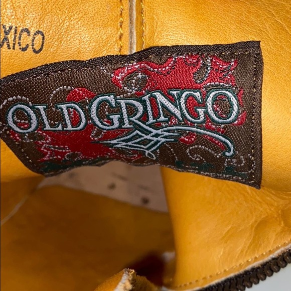 NIB Old Gringo metallic gold Flora Loca ankle boot - Picture 9 of 14